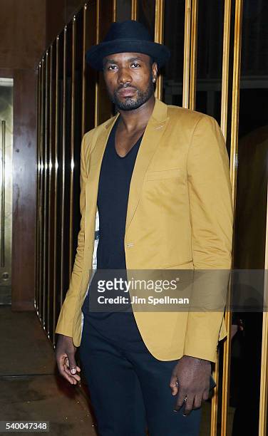 Serg Abaka attends the premiere after party of EPIX original documentary "Serena" at The Top of The Standard on June 13, 2016 in New York City.