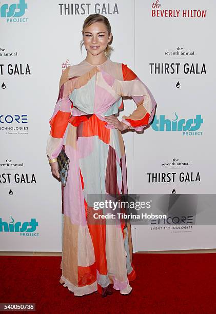 Allie Gonino attends the 7th annual Thirst Gala at The Beverly Hilton Hotel on June 13, 2016 in Beverly Hills, California.