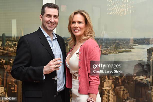 Mark Herschberg and Erin Gibbs attend ABT Spring Assemble at 201 East 57th Street on June 13, 2016 in New York City.
