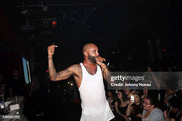 Joe Budden performs at BB King on June 13, 2016 in New York City.