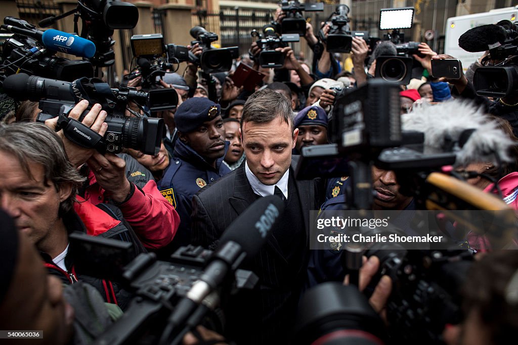 Oscar Pistorius Attends A Fresh Sentencing Hearing In Reeva Steenkamp Murder