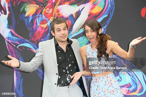 Jason Ralph and Stella Maeve attends "The Magicians" Photocall as part of the 56th Monte Carlo Tv Festival at the Grimaldi Forum on June 13, 2016 in...