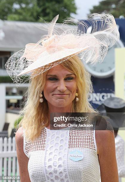 Sally Bercow at Royal Ascot 2016 at Ascot Racecourse on June 14, 2016 in Ascot, England.