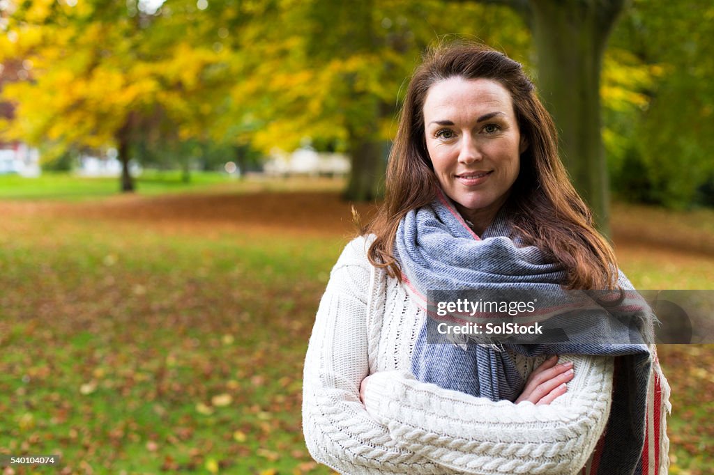 Enjoying being out in Autumn