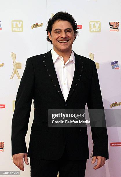 Logies 2010, Crown Casino, Melbourne. Vince Colosimo on the red carpet.