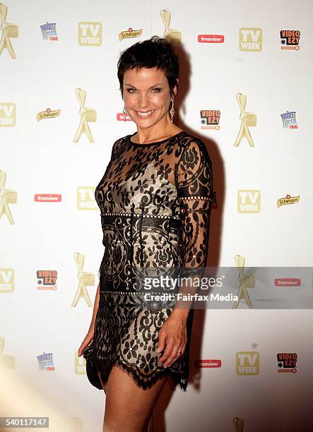 Logies 2010, Crown Casino, Melbourne. Actress, Sigrid Thornton, on the red carpet.