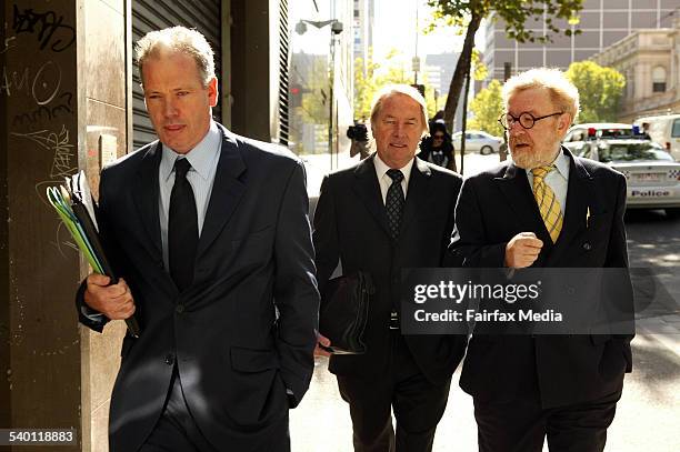 Glenn Wheatley leaves the Victorian County Court, 1 February 2007. AFR Picture by JAMES DAVIES