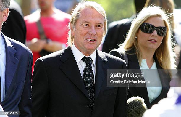 Glenn Wheatley leaves the Victorian County Court, 1 February 2007. AFR Picture by JAMES DAVIES