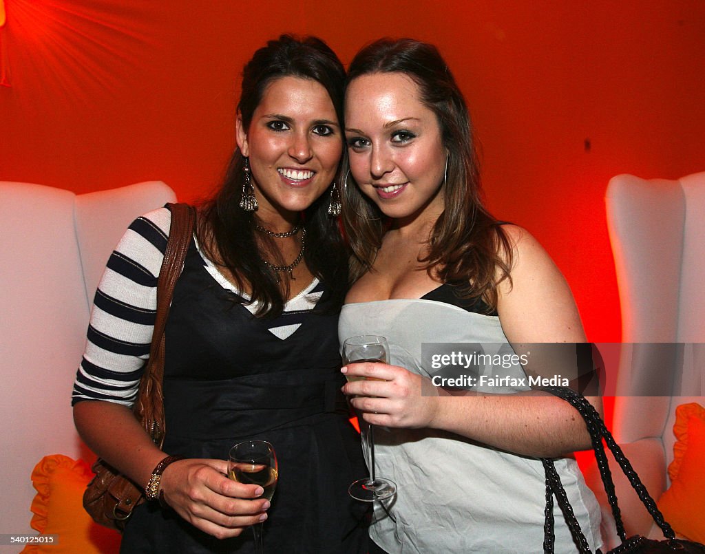 Charlotte Holmes a Court, left, and Claire Rose-Innes at the Veuve Clicquot Rose