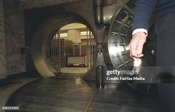 The Commonwealth Bank Vault at Martin Place, 29 July 1997. AFR Picture by MICHELE MOSSOP