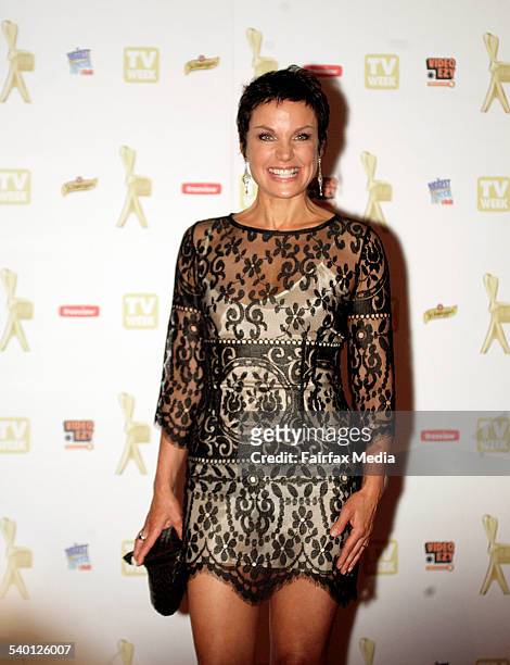 Logies 2010, Crown Casino, Melbourne. Actress, Sigrid Thornton, on the red carpet.