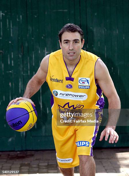 Sydney Kings basketball player Jason Smith, 14 September 2006. SHD SPORT Picture by LEE BESFORD