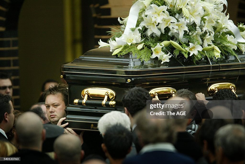 The funeral of Andrew Benji Veniamin at the Greek Orthodox Parish of St Andrews.
