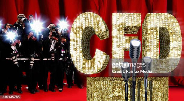 CFDs true worth are unknown but are receiving a lot of hype and press coverage, 27 October 2006. AFR Photo-Illustration by KARL HILZINGER