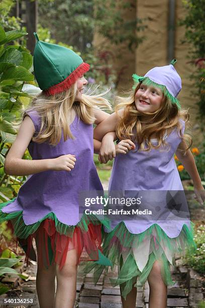 Sydney Harbour Bridge 75th Anniversary Walk. Nine-year-olds Sophie Cole, and Harriet Barker are planning to dress up as Gumnut Babies for the 75th...