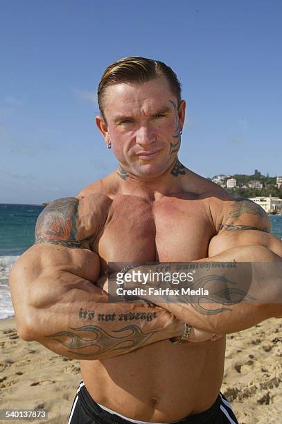 Lee Priest, a former Wallsend boy who played the green hulk in the... News  Photo - Getty Images