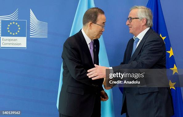 UN Secretary-General Ban Ki-moon in Brussels UN Secretary-General Ban Ki-moon in Brussels