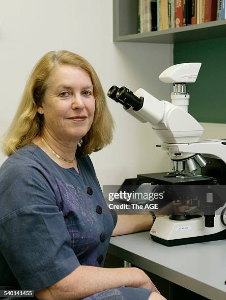 Professor Suzanne Garland speaks about the process involved in researching human papilloma virus. 20th November 2006. The Age Career. Photo by EDDIE...