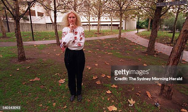 Helen Demidenko , who has won The Miles Franklin award for her book 'The Hand That Signed The Paper', 6 May 1995. SMH Picture by ROBERT PEARCE