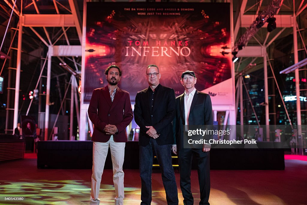 "Inferno" Red Carpet And Photo Call, Marina Bay Sands, Singapore