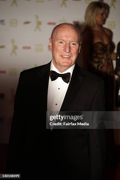 Logies 2010, Crown Casino, Melbourne. Winner of the gold Logie, Ray Meagher, who stars in 'Home and Away'.