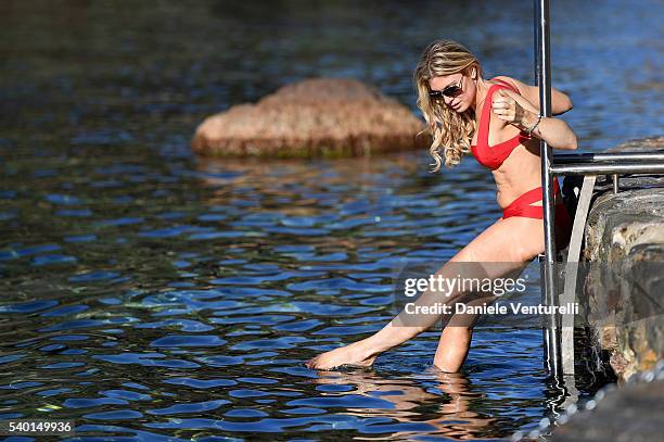 Hofit Golan is seen on June 14, 2016 in Taormina, Italy.