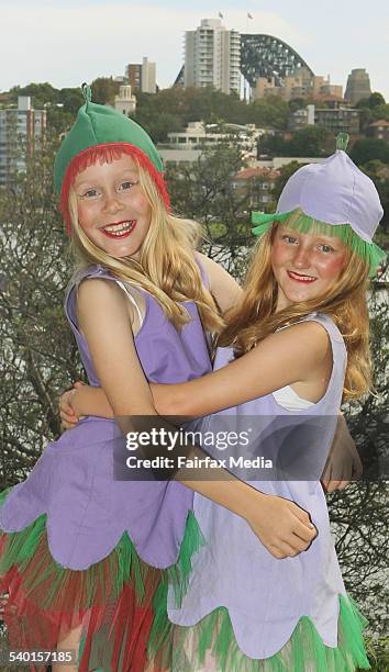 Sydney Harbour Bridge 75th Anniversary Walk. Nine-year-olds Sophie Cole, and Harriet Barker are planning to dress up as Gumnut Babies for the 75th...