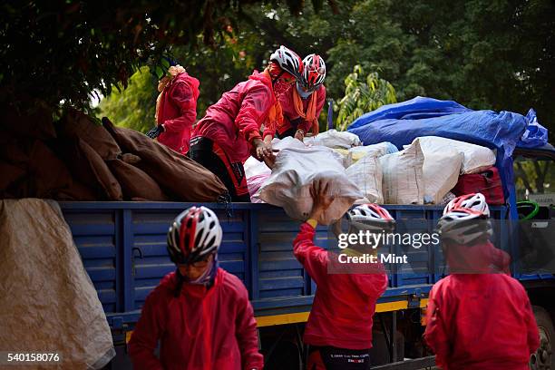 Kung Fu nuns all set for their cycle tour from Kathmandu to New Delhi with message of women empowerment and raise awareness on environment protection...