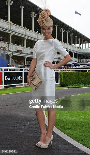 Jodi Gordon who is a guest Style Spotter for the Spring Carnival at George Main Stakes Day at Royal Randwick in Sydney.