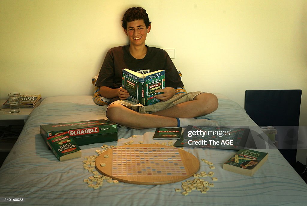 David Eldar, 17, who recently won the inaugural World Youth Scrabble Championshi