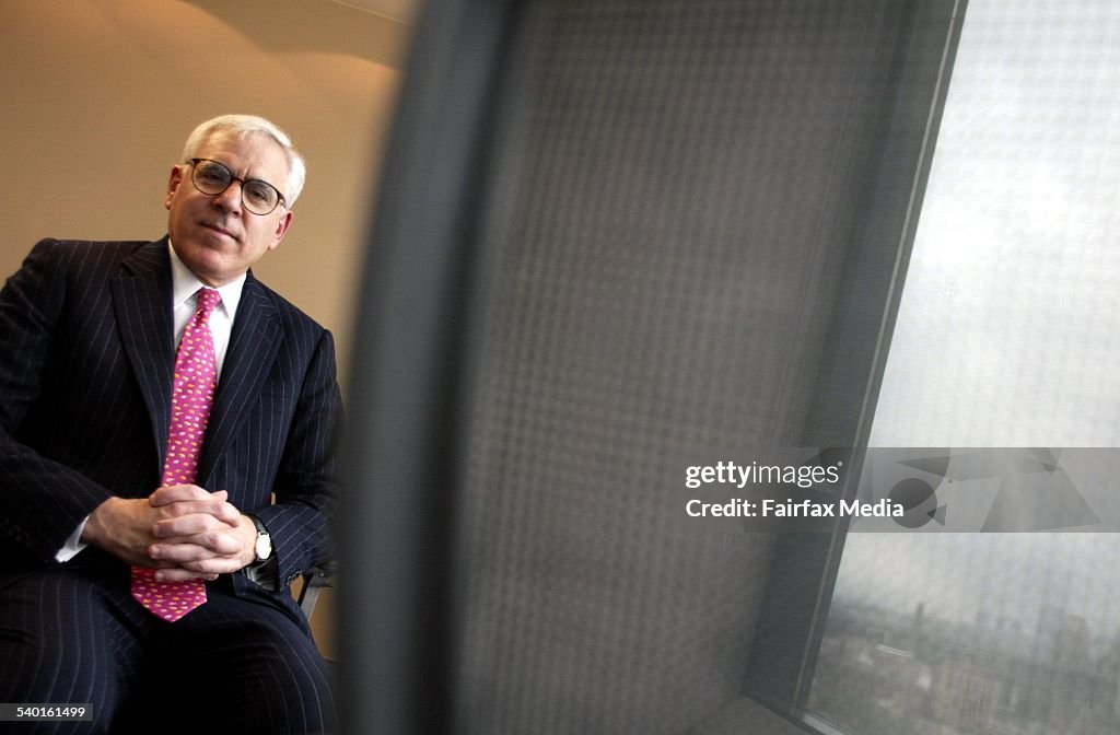 David Rubenstein from the Carlyle group, 3 November 2006. AFR picture by JAMES