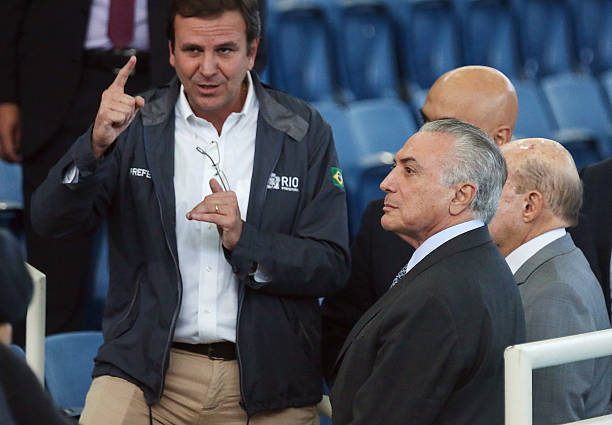 BRA: Interim President of Brazil Michel Temer Visits for the First Time the Rio 2016 Olympic Park with Mayor Eduardo Paes