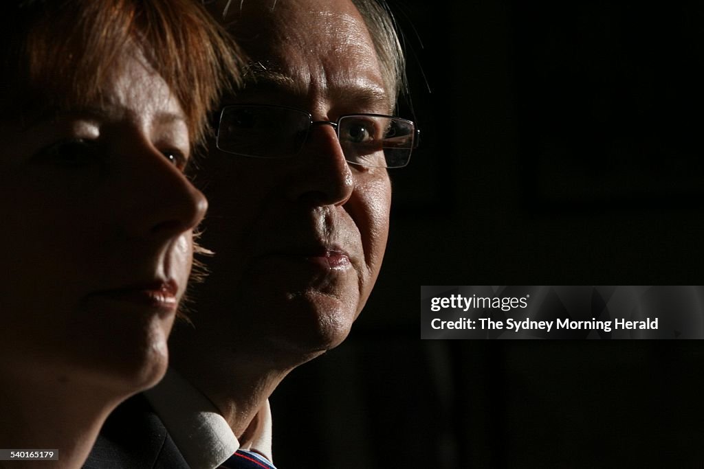 Loree Rudd Federal Labor politicians Kevin Rudd, right, and Julia Gillard,... News ...