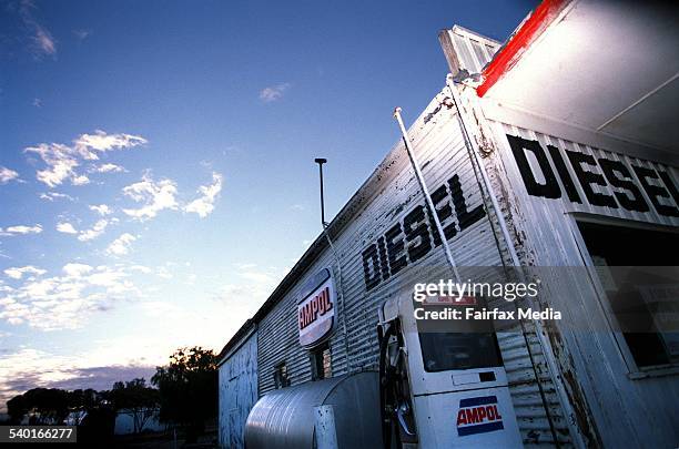 Generic rural Ampol petrol station selling diesel fuel, 17 June 1999. AFR Picture by ROB HOMER