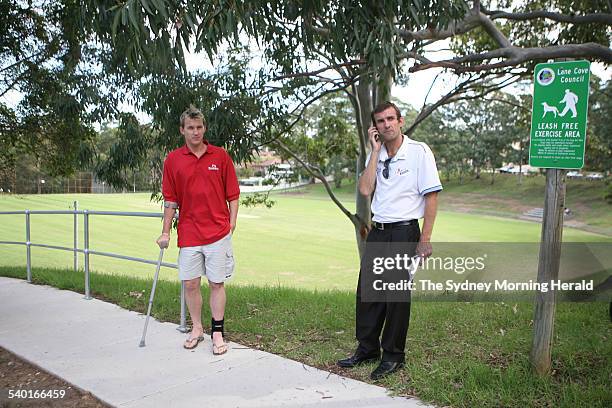 Fast bowler Brett Lee, pictured on 23 February 2007, after he was dropped due to injury from the Australian One Day squad for the Cricket World Cup....