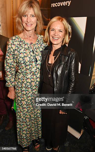 Nicola Formby and Mariella Frostrup attend the "People, Places & Things" Charity Gala in aid of Action On Addiction at Wyndhams Theatre on June 14,...