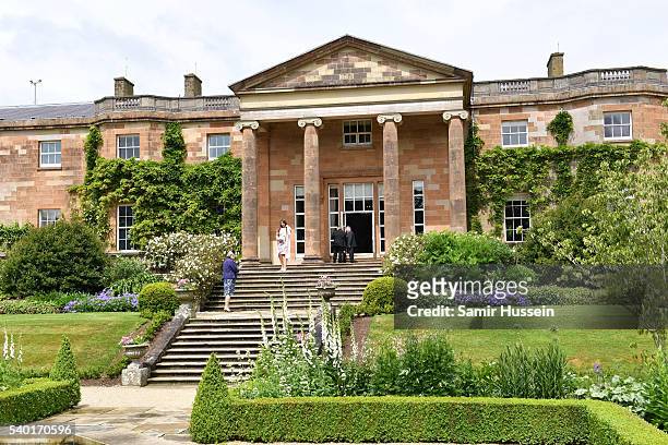 General view of the Garden party at Hillsborough Castle on June 14, 2016 in Belfast, Northern Ireland.