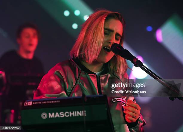 Alexandra Lilah Denton, better known as Shura perfoms on the first day of the Parklife 2016 Festival on June 11, 2016 in Manchester, England.