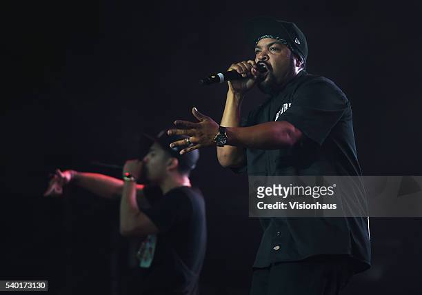 Ice Cube performs on the Main Stage on day one of the Parklife 2016 Festival on June 11, 2016 in Manchester, England.