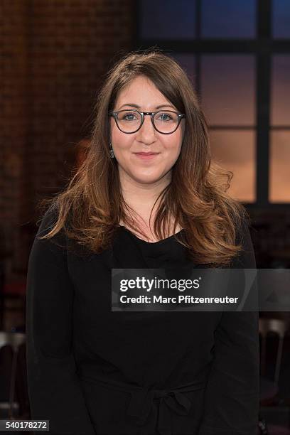 Author Deborah Feldman attends the 'Koelner Treff' TV Show at the WDR Studio on June 14, 2016 in Cologne, Germany.