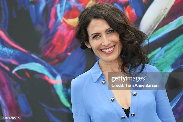 Lisa Edelstein attends "Girl Friends' Guide to Divorce" Photocall as part of the 56th Monte Carlo Tv Festival at the Grimaldi Forum on June 14, 2016...