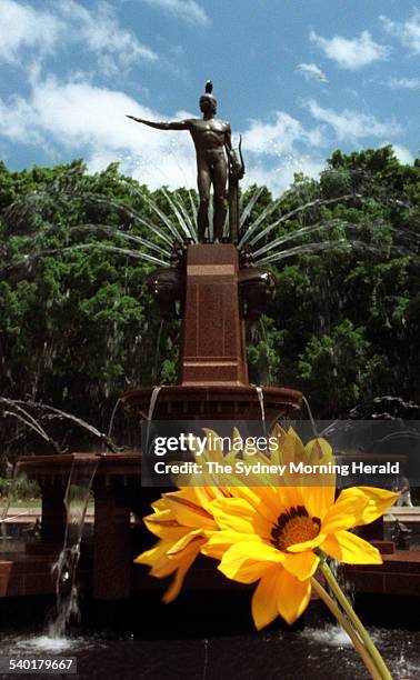 The Archibald Fountain in Hyde Park in Sydney on 20 December 1996 SMH NEWS Picture by PETER RAE