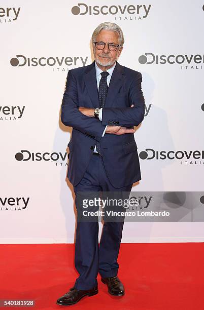 Giancarlo Giannini attends the Discovery Networks Upfront on June 14, 2016 in Milan, Italy.