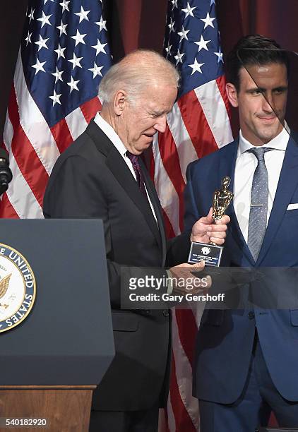 Event honoree, Vice President of the United State Joe Biden and President and Chief Executive Officer of The Fathers Day/Mothers Council, Inc. Dan...