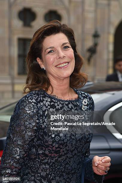 Princess Caroline of Hanover attends AMADE Deutschland Charity dinner on June 14, 2016 in Munich, Germany.