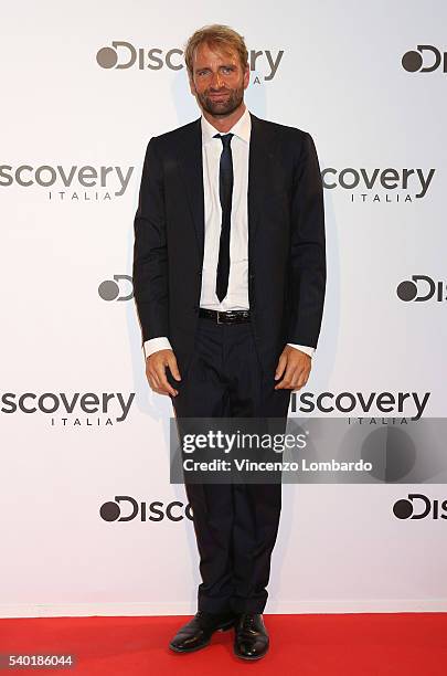 Massimiliano Rosolino attends the Discovery Networks Upfront on June 14, 2016 in Milan, Italy.