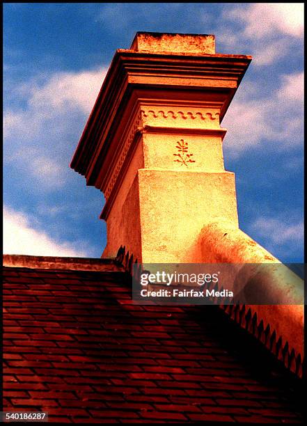 ROOF AND CHIMNEY OF FEDERATION HOUSE