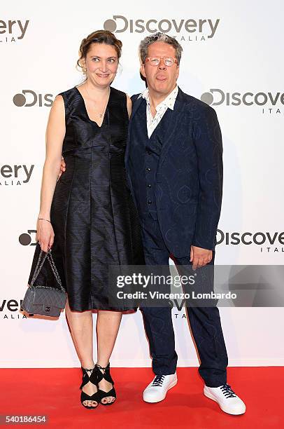 Alessandra Mion Knam and Ernst Knam attend the Discovery Networks Upfront on June 14, 2016 in Milan, Italy.