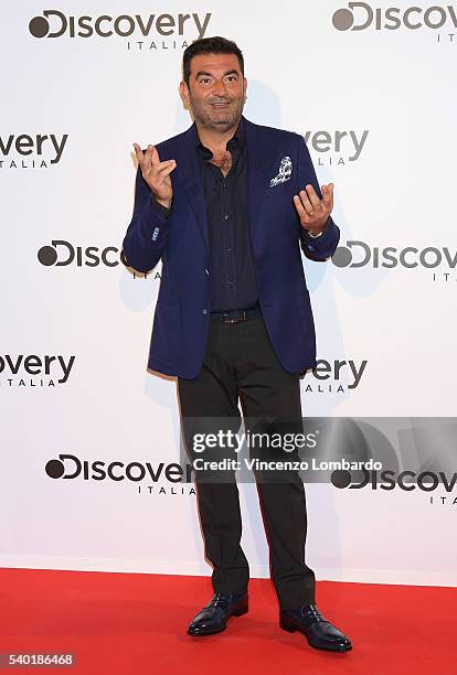 Max Giusti attends the Discovery Networks Upfront on June 14, 2016 in Milan, Italy.