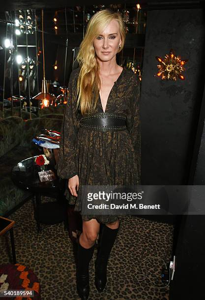 Kimberly Stewart attends Black Dice's 1st Birthday Party at Black Dice beneath MOMO on June 14, 2016 in London, England.